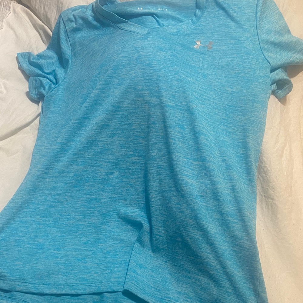 Under Armour Heathered Aqua Performance Tee